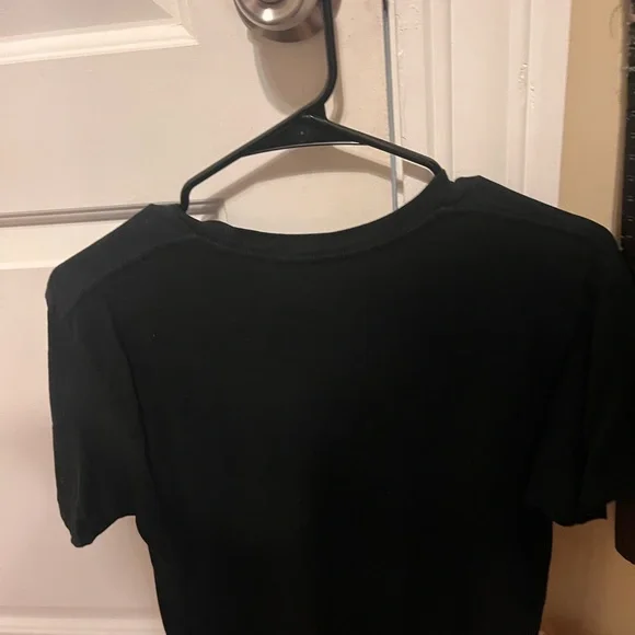 Hot Topic Black Tee with Green and Pink Graphic - Picture 2 of 2